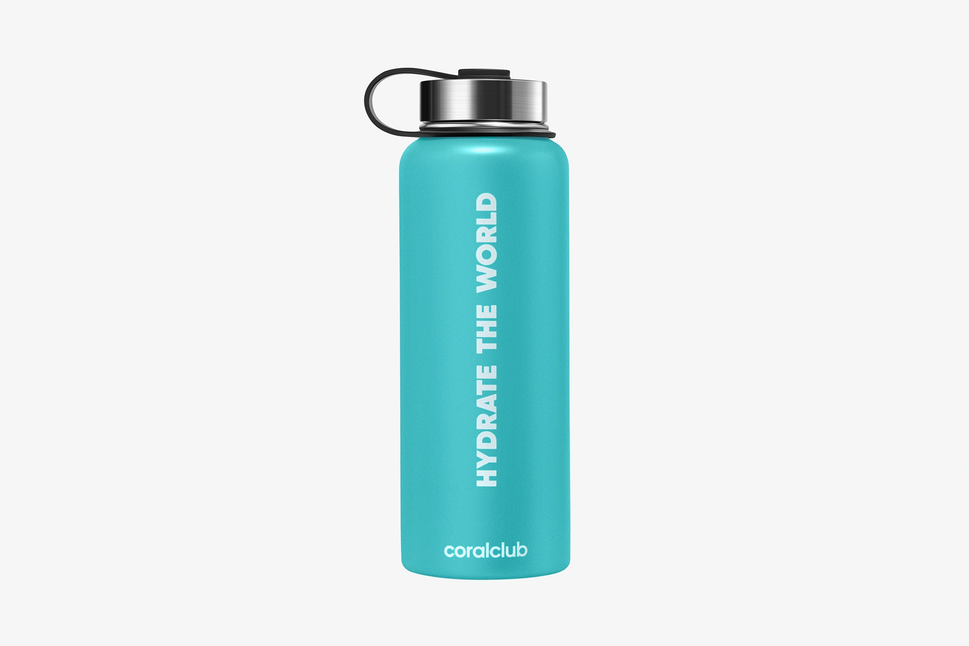 Термопляшка "Hydrate the World" м'ятна